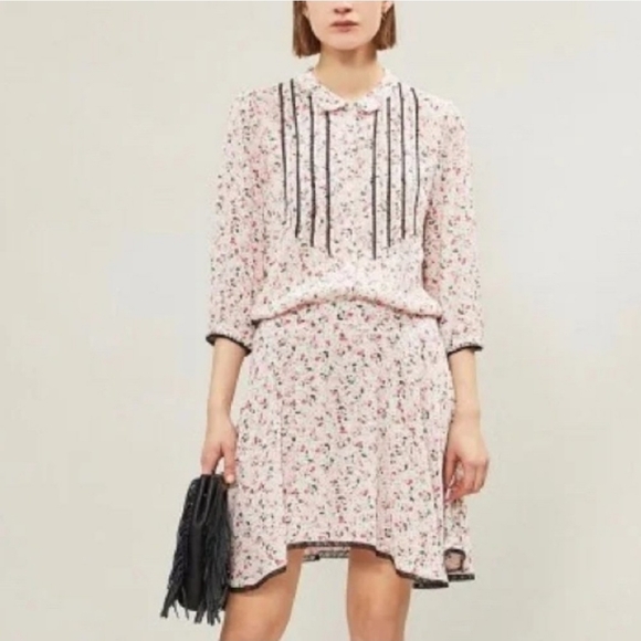 Zadig & Voltaire Raspail Floral Print Dress X-small - Picture 1 of 11